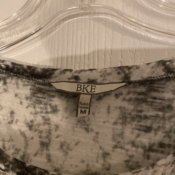 BKE burnout gray and black long sleeve top size medium - Picture 2 of 5